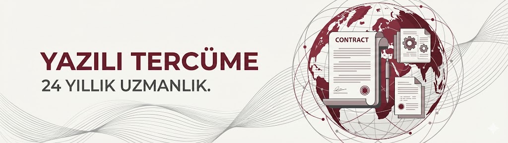 LingoTurk profesyonel yazılı tercüme hizmetleri - 24 yıllık uzmanlık.