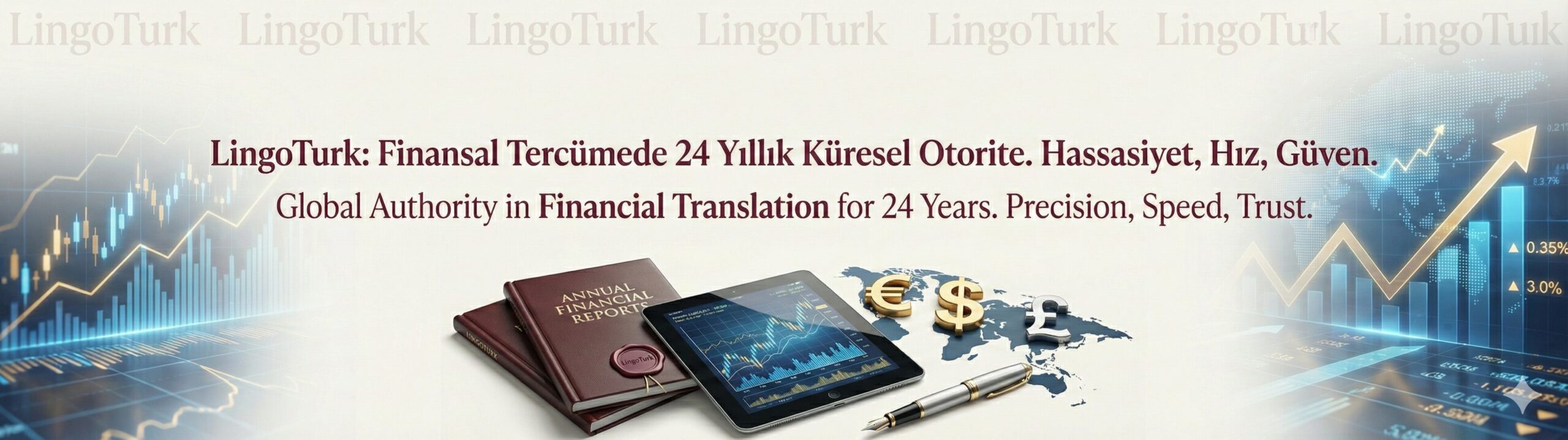 LingoTurk finansal tercüme hizmeti - 24 yıllık küresel otorite ve bilanço çevirisi